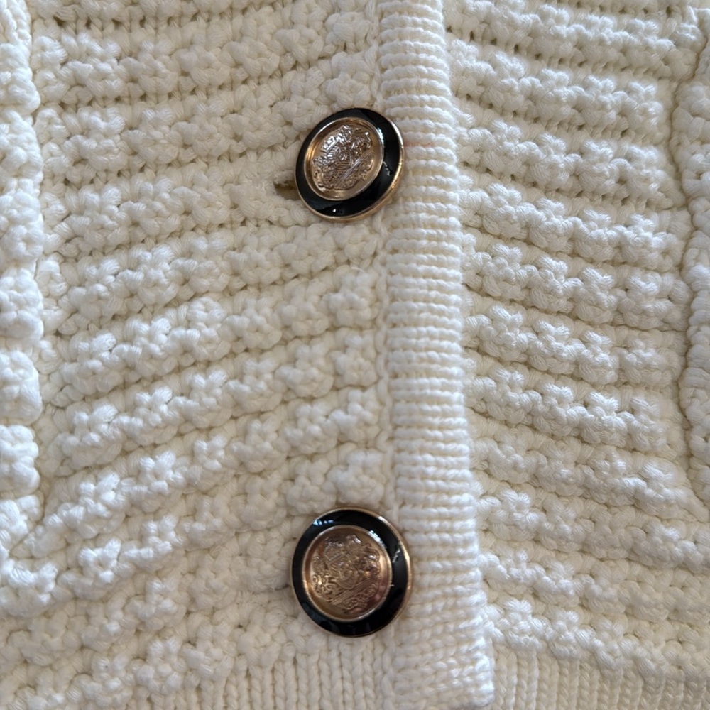 ba&sh Ivory Button-Up Cardigan - Picture 9 of 16